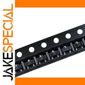 BC856B PNP Transistor Pack 100 Units Surface-Mount