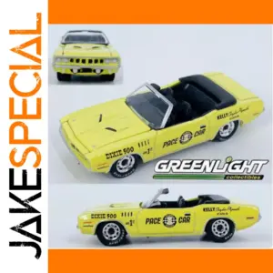 Vibrant Yellow Plymouth Barracuda Convertible Model