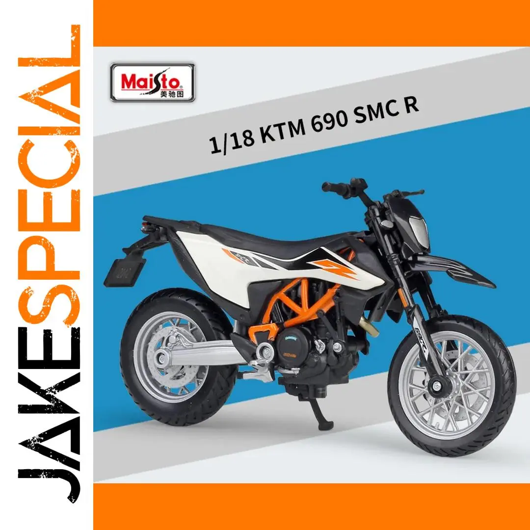 KTM 690 SMC R 1:18 Diecast Motorcycle Model 1 KTM 690 SMC R 1:18 Diecast Motorcycle Model