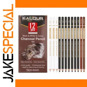 KALOUR Carbon Pencil Set - 6 or 12 Pieces