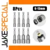 8-Piece Magnetic Power Nut Driver Set