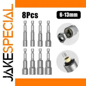 8-Piece Magnetic Power Nut Driver Set