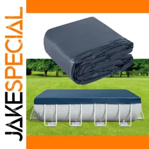Black PVC Pool Cover for 400x200x100 cm Pools