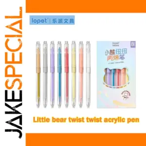 Set of 8 Whimsical Bear Gel Pens