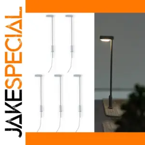 Model 5-Piece LED Streetlight Set for Miniatures