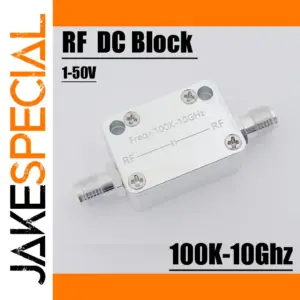 RF DC Block 100 kHz-10 GHz SMA Connectors