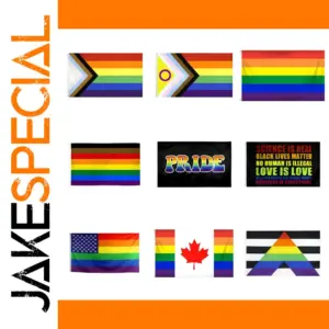 Vibrant Rainbow Pride LGBT Flag 90x150cm