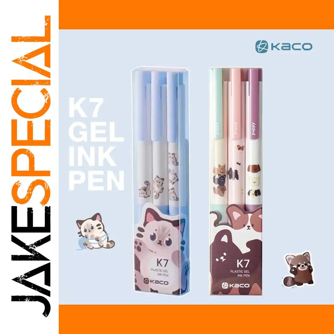 KACO K7 Gel Pen Set with Animal Designs 1 KACO K7 Gel Pen Set with Animal Designs