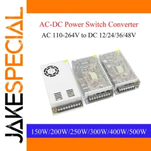 Industrial 150W-500W Switching Power Supply for LED and Automation