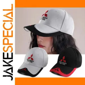 Mitsubishi Baseball Cap with Embroidered Logo