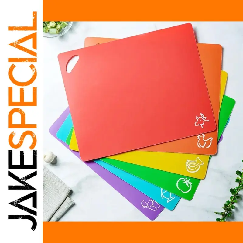 Vibrant 6-Piece Flexible Kitchen Mats Set: Transform Your Cooking Space 1 654499060260449998c292a3 product image