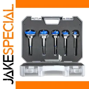 5-Piece Tungsten Carbide Wood Drill Bit Set