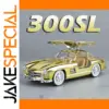 Gold Mercedes-Benz 300SL Diecast Model 1:24 Scale