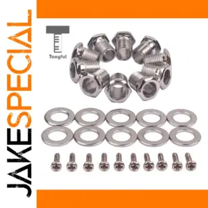 Chrome Guitar Hardware Kit for Sealed-Peg Tuners