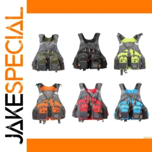 Durable Outdoor Fly Fishing Vest in Vibrant Colors