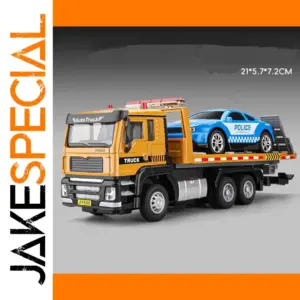 Yellow Flatbed Transport Model for Collectors