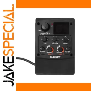 Cherub GT-6 Acoustic Guitar Preamp in Black