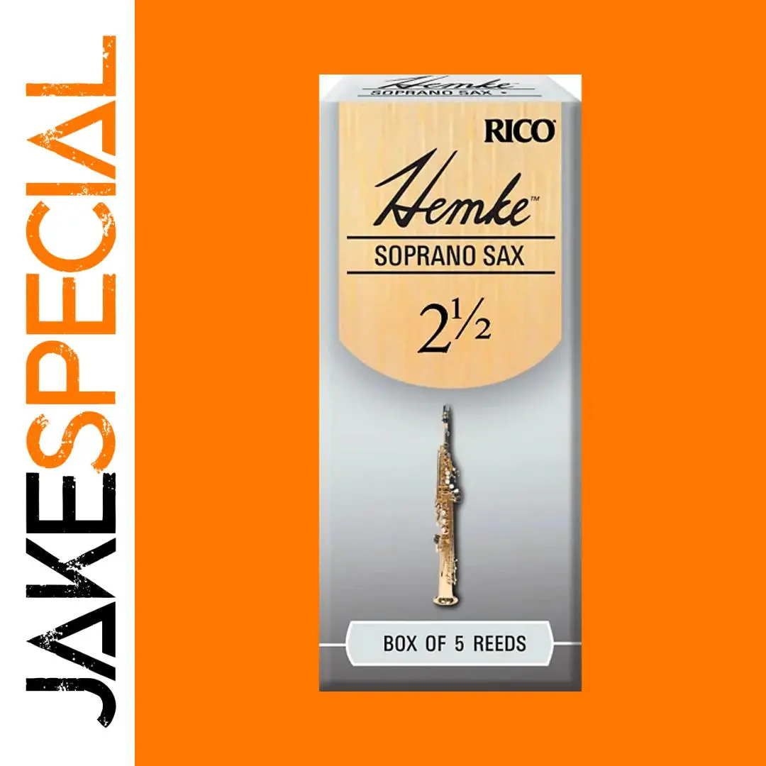 Rico Hemke Soprano Saxophone Reeds 2.0-3.5 1 Rico Hemke Soprano Saxophone Reeds 2.0-3.5