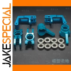 Blue Aluminum RC Parts Set for 4WD Models