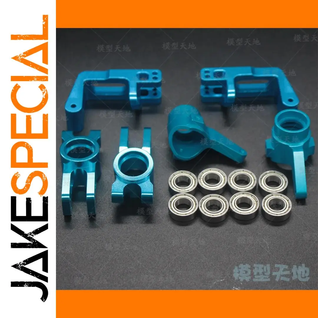 Blue Aluminum RC Parts Set for 4WD Models 1 Blue Aluminum RC Parts Set for 4WD Models