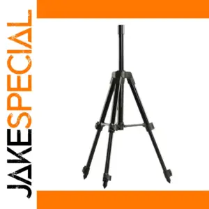 Black Aluminum Folding Fishing Tripod Stand