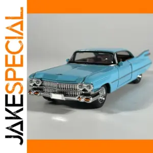 Blue Cadillac Eldorado Biarritz Diecast Model 1:32 Scale