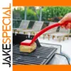 Red Eco-Friendly Grill Cleaning Brush with PVC Head