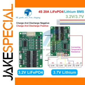 4S Lithium Battery Management System for LiFePO4 Cells