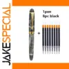 Gray Metal Rollerball Pen with 0.5mm Tip