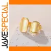 Elegant Stainless Steel Gold Ring for Women