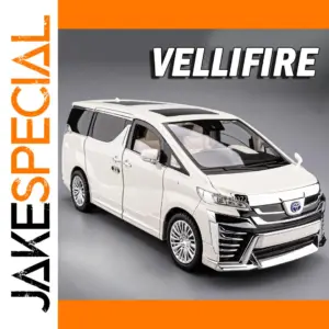 White 1:18 Vellfire Alphard Model Car