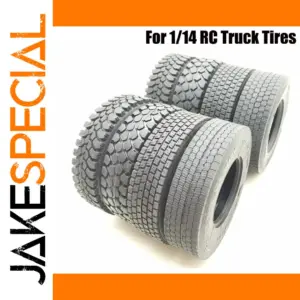 1/14 Scale Rubber Tires for RC Trucks