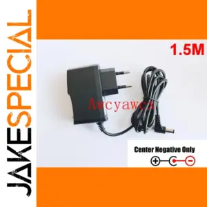 Universal 9V 1A AC/DC Power Adapter for Electronics