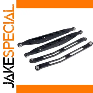 Black Aluminum Rear 4-Link Suspension Set for RC