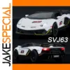 White Lamborghini SVJ63 Diecast Model Replica