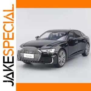 1:18 Scale Diecast Black Audi A6L Model