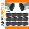 Black PVC Furniture Leg Caps Set (Multiple Sizes)