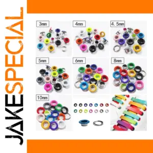 Colorful Metal Eyelets Set for Leather and Fabric