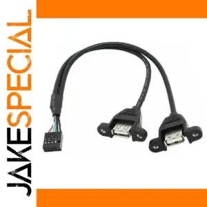 9PIN to USB 2.0 Adapter Cable, 0.3m