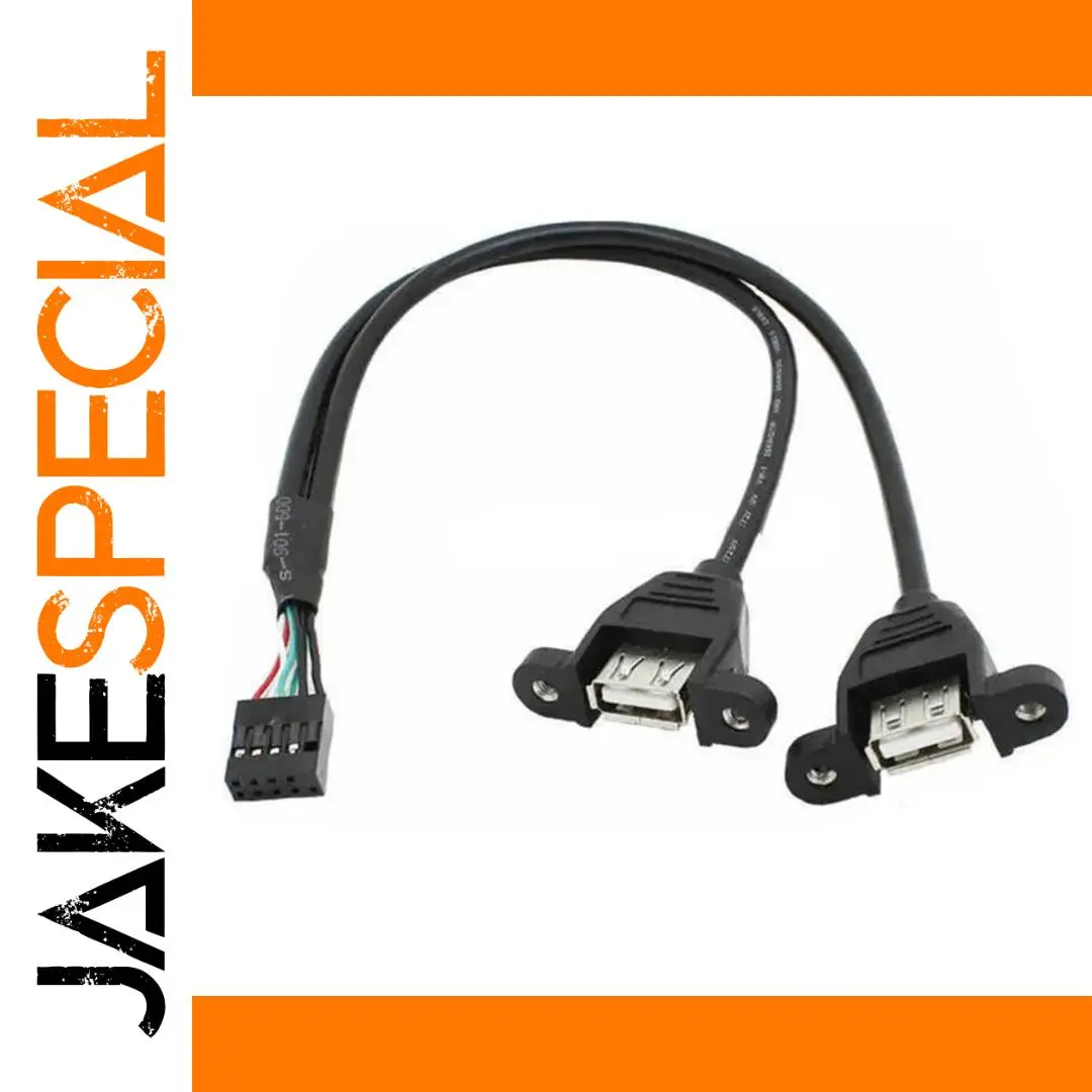 9PIN to USB 2.0 Adapter Cable, 0.3m 1 9PIN to USB 2.0 Adapter Cable, 0.3m