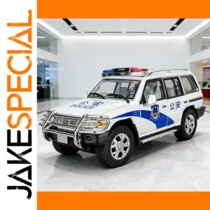1:18 Scale Police Pajero SUV Diecast Model
