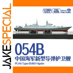 Detailed 1/350 Scale Type 054B Frigate Model Kit