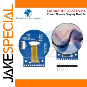 1.53-Inch Round TFT LCD Display Module