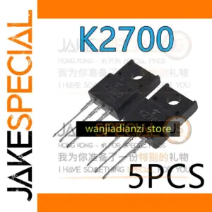 K2700 2SK2700 MOSFET Set 900V 3A Pack of 5