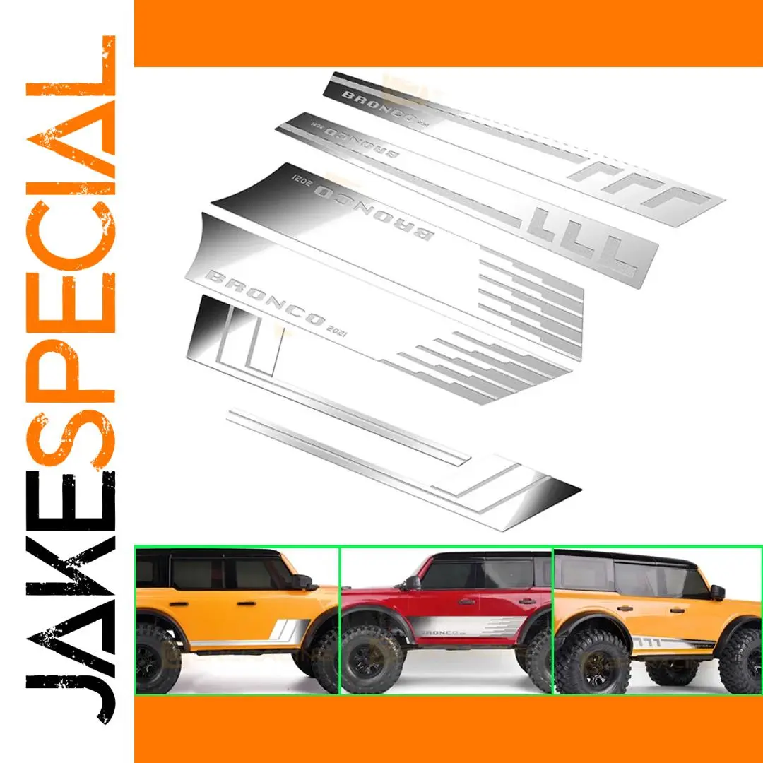 Traxxas Bronco Metal Side Decorations for RC 1 Traxxas Bronco Metal Side Decorations for RC