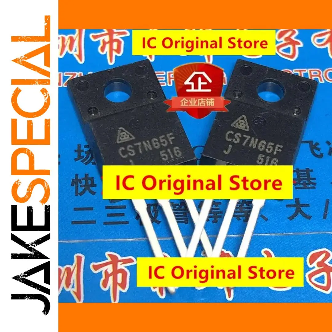 CS7N65F High-Voltage MOSFET Pack 10 Units 1 CS7N65F High-Voltage MOSFET Pack 10 Units