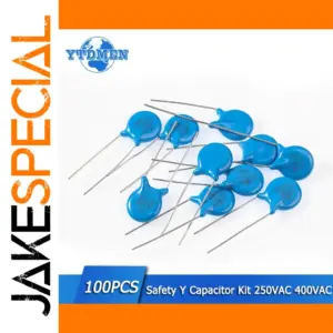 Blue Ceramic Safety Y Capacitors 100pcs Set