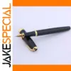 Luxury Black Rollerball Pen with Gold Trim