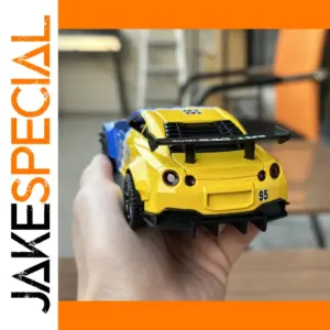 Vibrant Yellow Nissan GTR R35 Diecast Model
