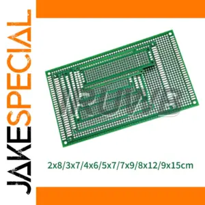 Double-Sided Green PCB Prototype Boards Set